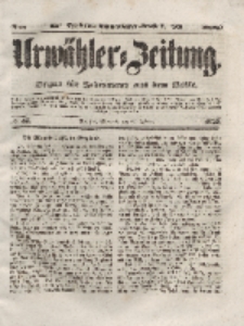 Urwähler-Zeitung : Organ für Jedermann aus dem Volke, Mittwoch, 25. Februar 1852, Nr. 47.