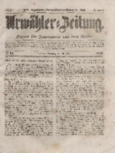 Urwähler-Zeitung : Organ für Jedermann aus dem Volke, Sonntag, 29. Februar 1852, Nr. 51.