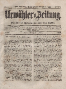 Urwähler-Zeitung : Organ für Jedermann aus dem Volke, Sonntag, 7. März 1852, Nr. 57.