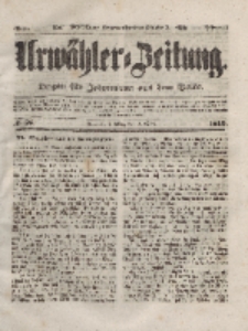 Urwähler-Zeitung : Organ für Jedermann aus dem Volke, Dienstag, 9. März 1852, Nr. 58.