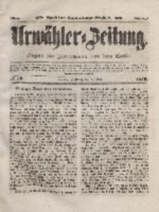 Urwähler-Zeitung : Organ für Jedermann aus dem Volke, Mittwoch, 10. März 1852, Nr. 59.
