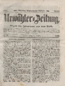 Urwähler-Zeitung : Organ für Jedermann aus dem Volke, Freitag, 12. März 1852, Nr. 61.