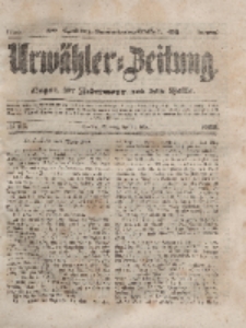 Urwähler-Zeitung : Organ für Jedermann aus dem Volke, Sonntag, 14. März 1852, Nr. 63.