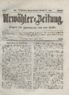 Urwähler-Zeitung : Organ für Jedermann aus dem Volke, Mittwoch, 24. März 1852, Nr. 71.