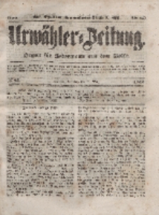 Urwähler-Zeitung : Organ für Jedermann aus dem Volke, Sonntag, 28. März 1852, Nr. 75.
