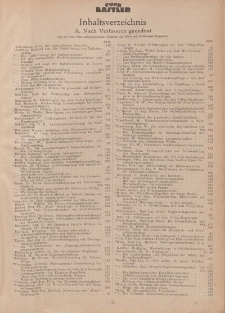 Funk Bastler : Fachblatt des Deutschen Funktechnischen Verbandes E.V. (Inhaltsverzeichnis), 1929