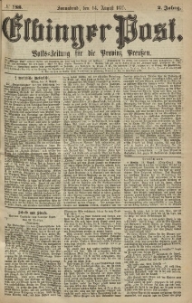Elbinger Post, Nr.188 Sonnabend 14 August 1875, 2 Jh