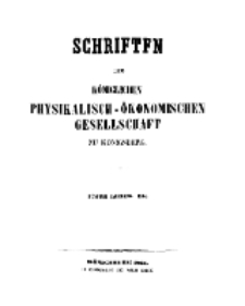 Schriften der Königlichen Physikalisch-Ökonomischen Gesellschaft zu Königsberg, 5. Jahrgang, 1864