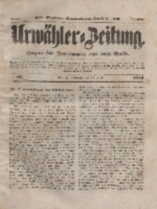 Urwähler-Zeitung : Organ für Jedermann aus dem Volke, Mittwoch, 14. April 1852, Nr. 87.