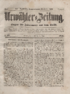 Urwähler-Zeitung : Organ für Jedermann aus dem Volke, Sonnabend, 17. April 1852, Nr. 90.