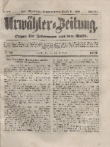 Urwähler-Zeitung : Organ für Jedermann aus dem Volke, Sonntag, 18. April 1852, Nr. 91.