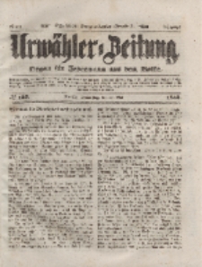 Urwähler-Zeitung : Organ für Jedermann aus dem Volke, Donnerstag, 27. Mai 1852, Nr. 122
