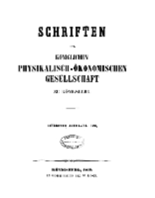 Schriften der Königlichen Physikalisch-Ökonomischen Gesellschaft zu Königsberg, 7. Jahrgang, 1866