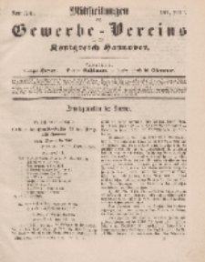 Mittheilungen des Gewerbe -Vereins für das Königreich Hannover, Jg. 1861, Heft 1.