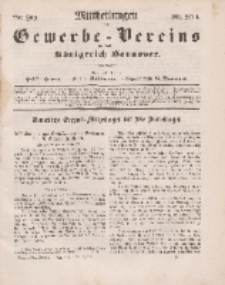 Mittheilungen des Gewerbe -Vereins für das Königreich Hannover, Jg. 1861, Heft 4.