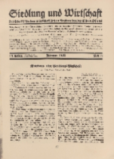 Siedlung und Wirtschaft, 13. Jahgang, Februar 1932, Heft 6.