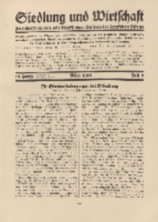 Siedlung und Wirtschaft, 13. Jahgang, März 1932, Heft 7.