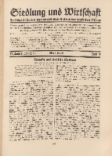Siedlung und Wirtschaft, 13. Jahgang, Mai 1932, Heft 9.