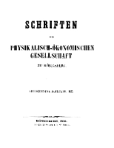Schriften der Königlichen Physikalisch-Ökonomischen Gesellschaft zu Königsberg, 16. Jahrgang, 1875