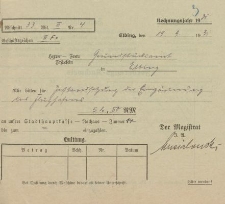 Magistrat - Urząd Gruntowy w Elblągu - korespondencja (19.09.1931 r.)