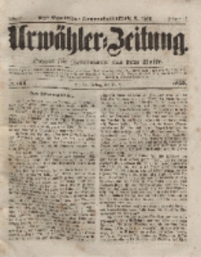 Urwähler-Zeitung : Organ für Jedermann aus dem Volke, Freitag, 16. Juli 1852, Nr. 164.