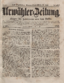 Urwähler-Zeitung : Organ für Jedermann aus dem Volke, Sonnabend, 17. Juli 1852, Nr. 165.