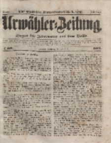 Urwähler-Zeitung : Organ für Jedermann aus dem Volke, Sonntag, 18. Juli 1852, Nr. 166.