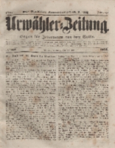 Urwähler-Zeitung : Organ für Jedermann aus dem Volke, Mittwoch, 21. Juli 1852, Nr. 168.