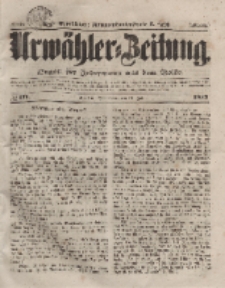 Urwähler-Zeitung : Organ für Jedermann aus dem Volke, Sonnabend, 24. Juli 1852, Nr. 171.