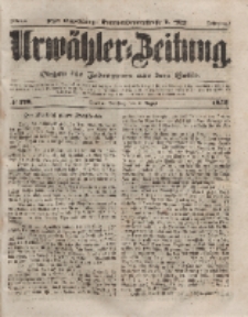 Urwähler-Zeitung : Organ für Jedermann aus dem Volke, Dienstag, 3. August 1852, Nr. 179.