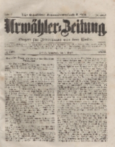 Urwähler-Zeitung : Organ für Jedermann aus dem Volke, Sonnabend, 7. August 1852, Nr. 183.