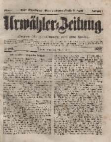 Urwähler-Zeitung : Organ für Jedermann aus dem Volke, Donnerstag, 12. August 1852, Nr. 187.