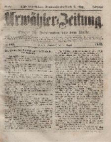 Urwähler-Zeitung : Organ für Jedermann aus dem Volke, Sonnabend, 14. August 1852, Nr. 189.