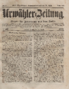 Urwähler-Zeitung : Organ für Jedermann aus dem Volke, Dienstag, 24. August 1852, Nr. 197.