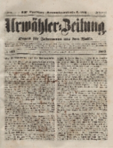 Urwähler-Zeitung : Organ für Jedermann aus dem Volke, Donnerstag, 26. August 1852, Nr. 199.