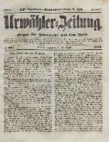 Urwähler-Zeitung : Organ für Jedermann aus dem Volke, Sonnabend, 28. August 1852, Nr. 201.