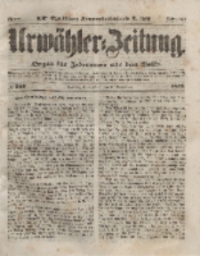 Urwähler-Zeitung : Organ für Jedermann aus dem Volke, Donnerstag, 2. September 1852, Nr. 205.