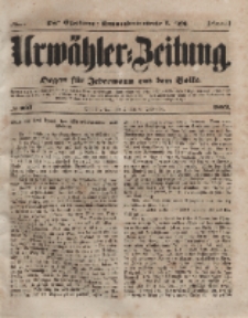 Urwähler-Zeitung : Organ für Jedermann aus dem Volke, Sonnabend, 4. September 1852, Nr. 207.