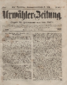 Urwähler-Zeitung : Organ für Jedermann aus dem Volke, Dienstag, 7. September 1852, Nr. 209.