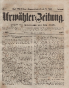 Urwähler-Zeitung : Organ für Jedermann aus dem Volke, Freitag, 10. September 1852, Nr. 212.