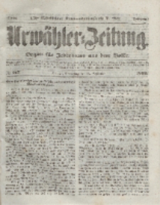 Urwähler-Zeitung : Organ für Jedermann aus dem Volke, Donnerstag, 16. September 1852, Nr. 217.