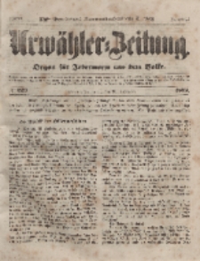 Urwähler-Zeitung : Organ für Jedermann aus dem Volke, Donnerstag, 30. September 1852, Nr. 229.