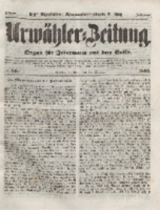 Urwähler-Zeitung : Organ für Jedermann aus dem Volke, Mittwoch, 13. Oktober 1852, Nr. 240.