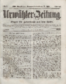 Urwähler-Zeitung : Organ für Jedermann aus dem Volke, Sonnabend, 16. Oktober 1852, Nr. 243.