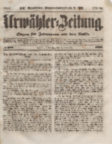 Urwähler-Zeitung : Organ für Jedermann aus dem Volke, Donnerstag, 4. November 1852, Nr. 259.