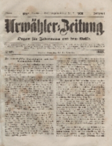 Urwähler-Zeitung : Organ für Jedermann aus dem Volke, Donnerstag, 18. November 1852, Nr. 271.