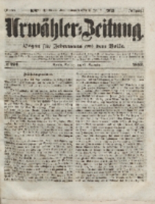 Urwähler-Zeitung : Organ für Jedermann aus dem Volke, Sonntag, 21. November 1852, Nr. 274.