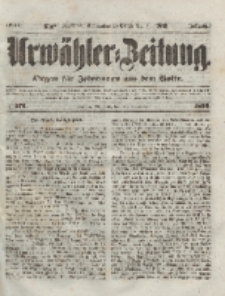 Urwähler-Zeitung : Organ für Jedermann aus dem Volke, Mittwoch, 24. November 1852, Nr. 276.