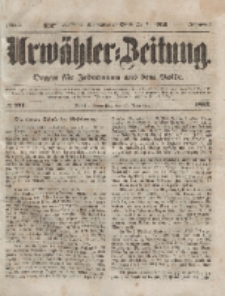 Urwähler-Zeitung : Organ für Jedermann aus dem Volke, Donnerstag, 25. November 1852, Nr. 277.