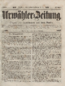 Urwähler-Zeitung : Organ für Jedermann aus dem Volke, Sonnabend, 27. November 1852, Nr. 279.